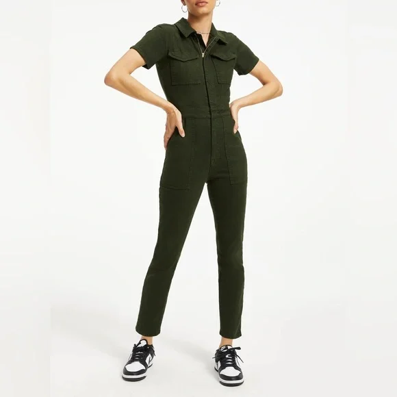 New Good American FIT FOR SUCCESS JUMPSUIT - Picture 2 of 9